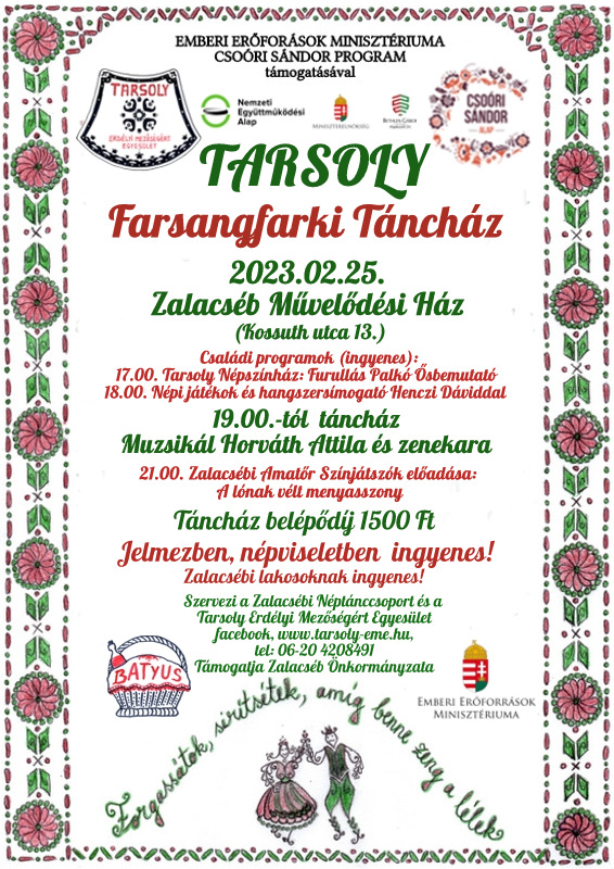 Tarsoly Farsangfarki Táncház